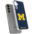 University of Michigan M Logo Bold Galaxy S24 Plus Clear Case